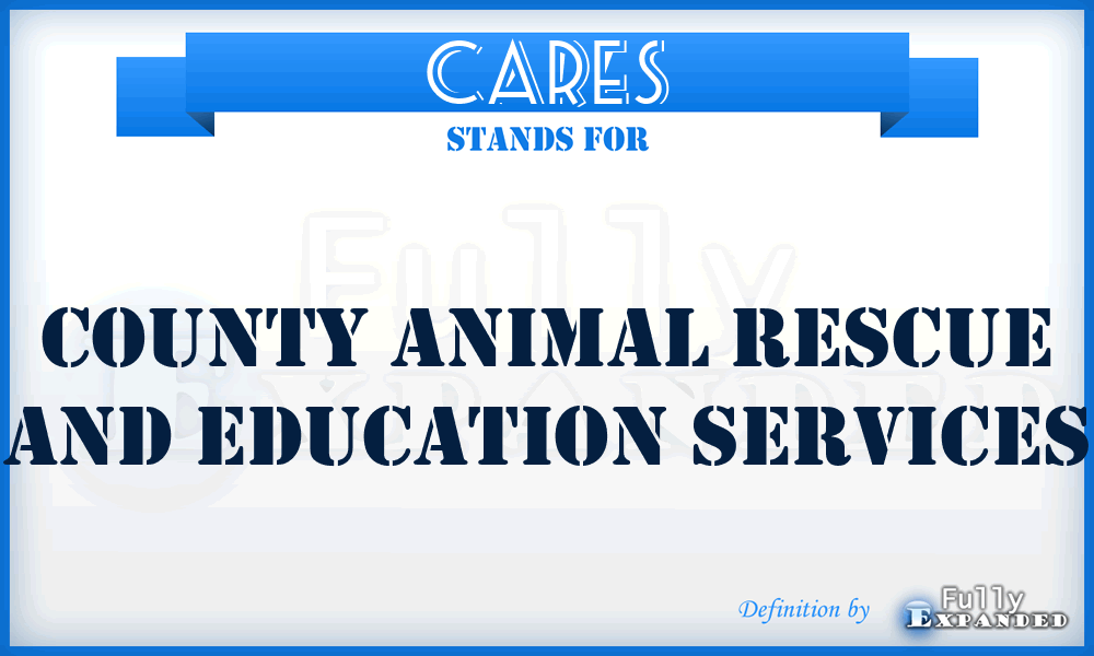 CARES - County Animal Rescue And Education Services