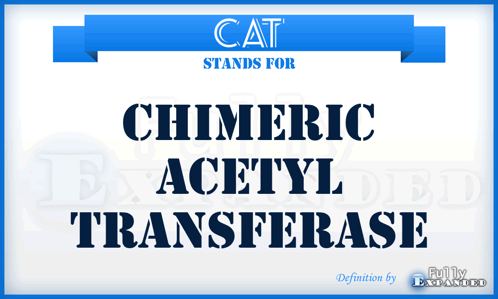 CAT - chimeric acetyl transferase