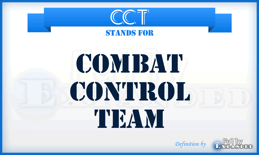 CCT - combat control team