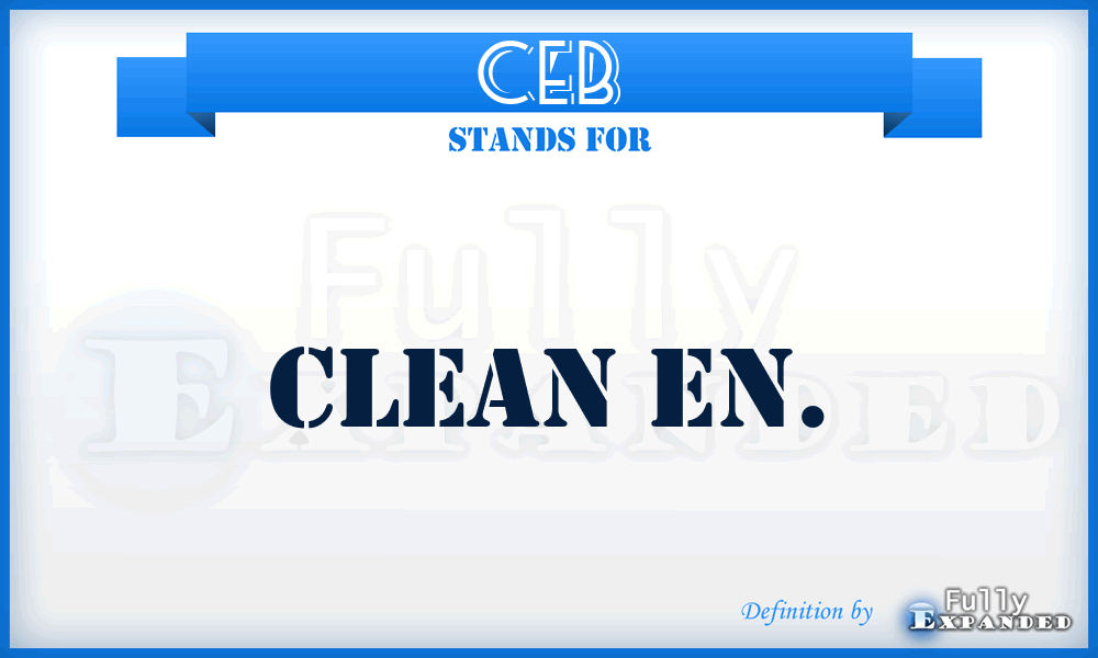 CEB - Clean En.