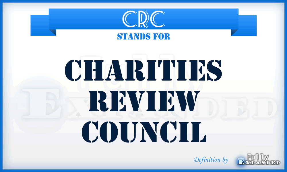 CRC - Charities Review Council