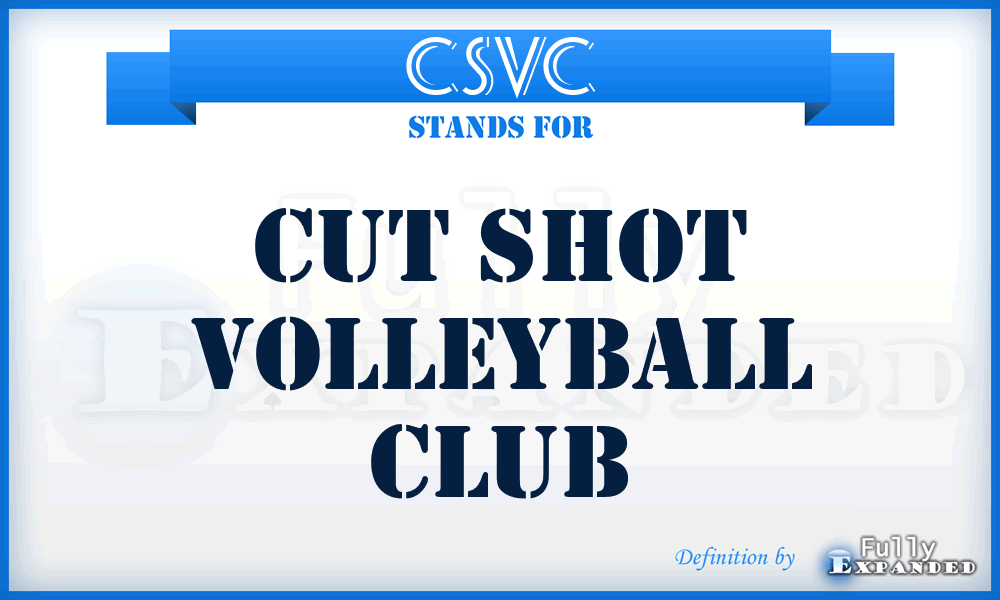 CSVC - Cut Shot Volleyball Club