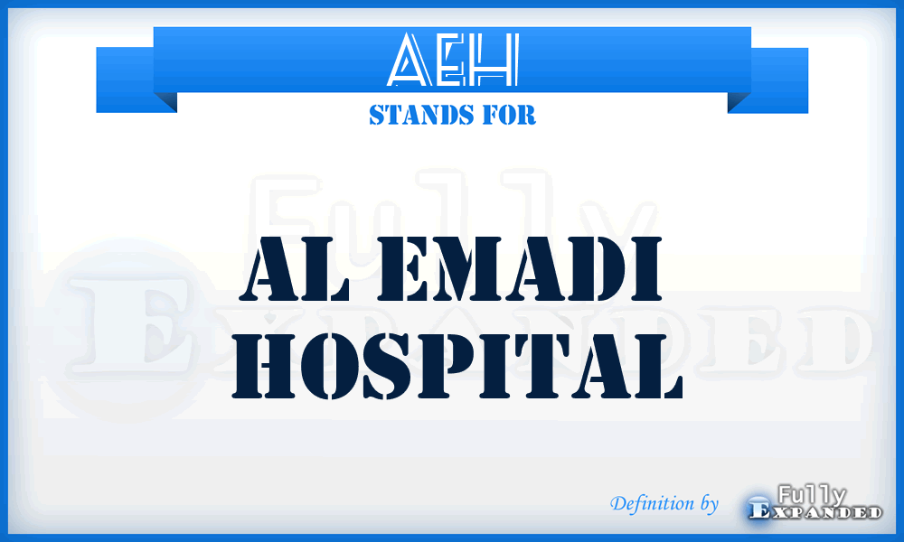 AEH - Al Emadi Hospital
