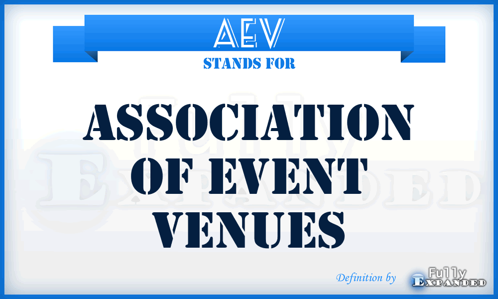 AEV - Association of Event Venues