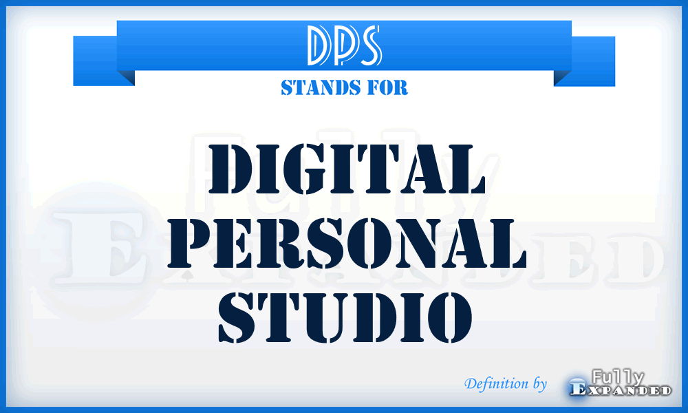DPS - Digital Personal Studio