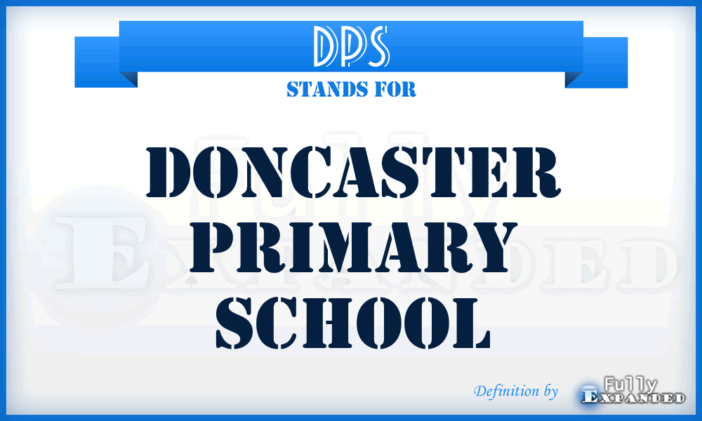 DPS - Doncaster Primary School