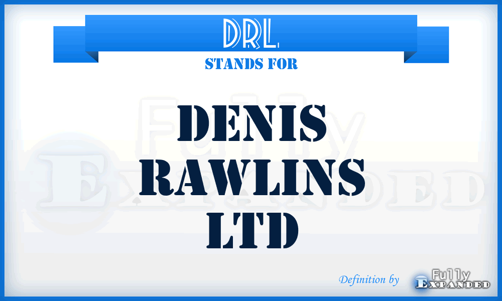 DRL - Denis Rawlins Ltd