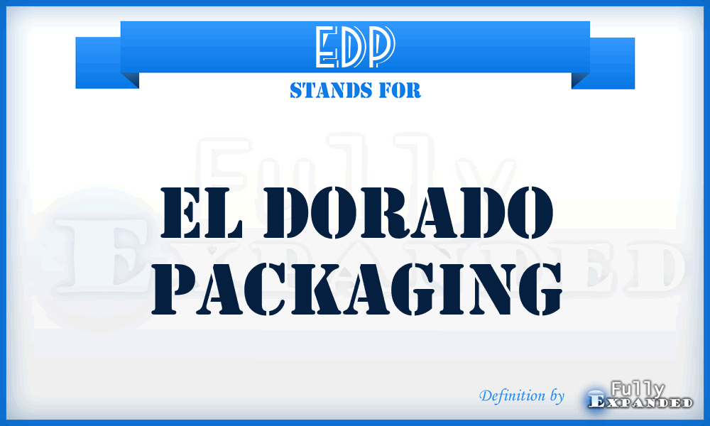 EDP - El Dorado Packaging