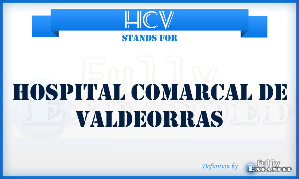 HCV - Hospital Comarcal de Valdeorras