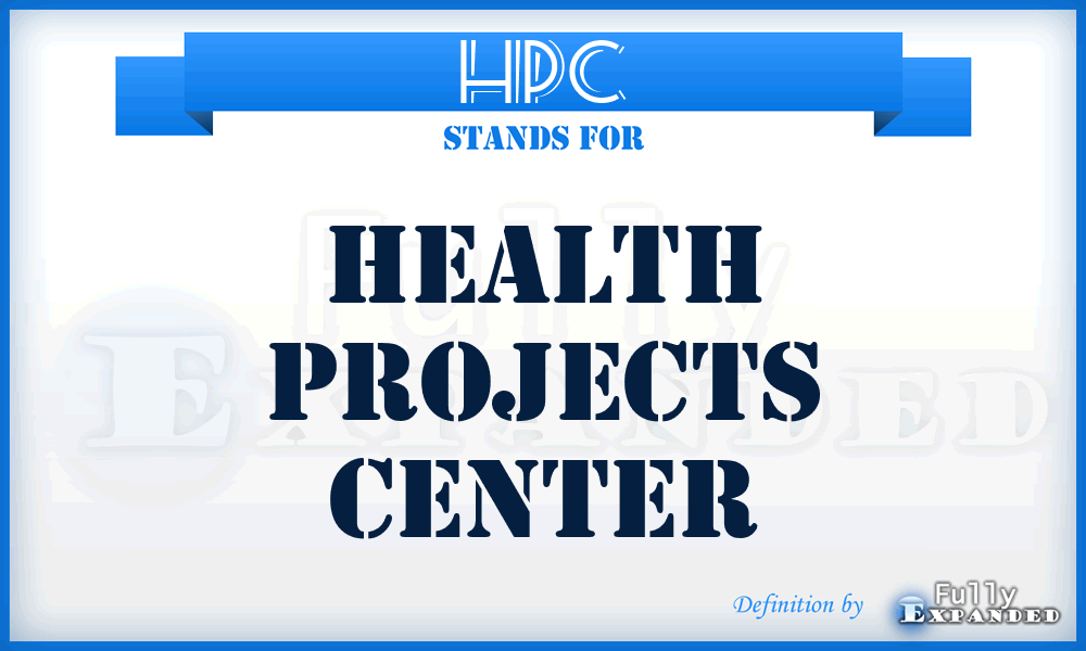 HPC - Health Projects Center