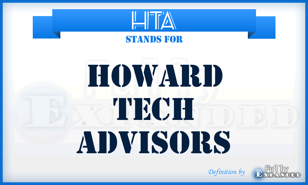 HTA - Howard Tech Advisors