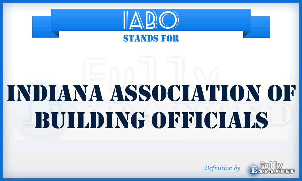 IABO - Indiana Association of Building Officials