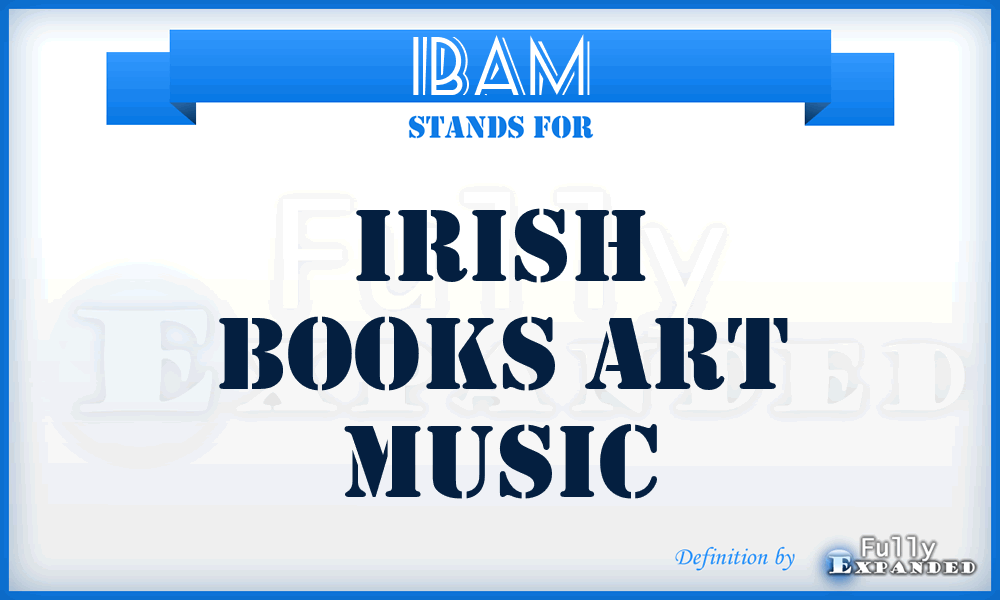 IBAM - Irish Books Art Music