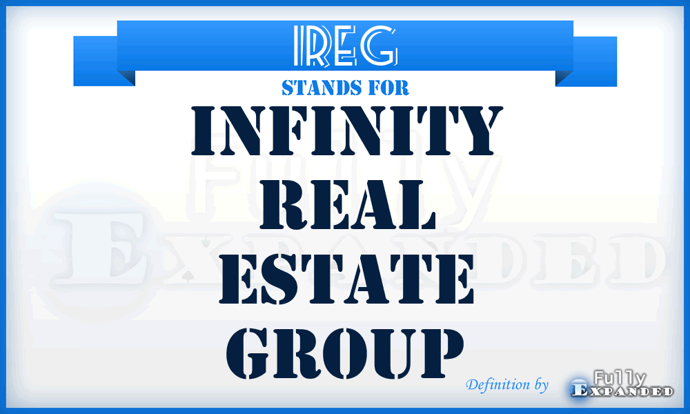 IREG - Infinity Real Estate Group