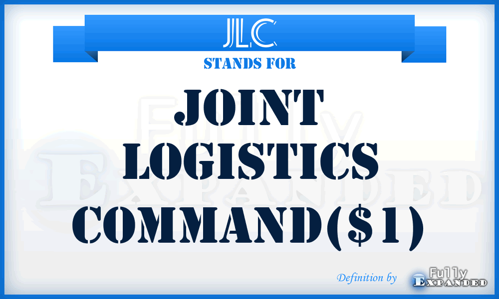 JLC - Joint Logistics Command($1)