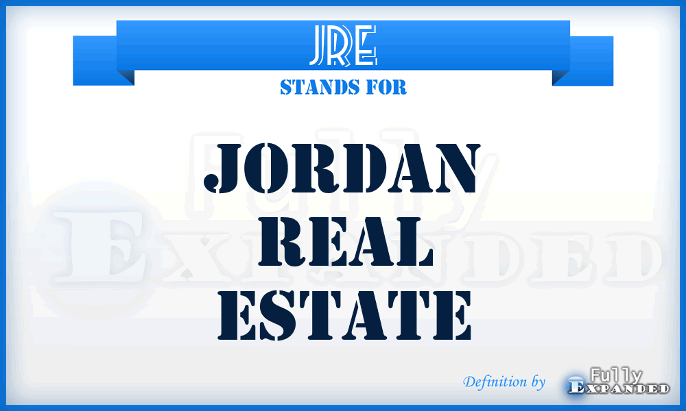 JRE - Jordan Real Estate
