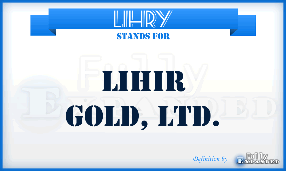 LIHRY - Lihir Gold, LTD.