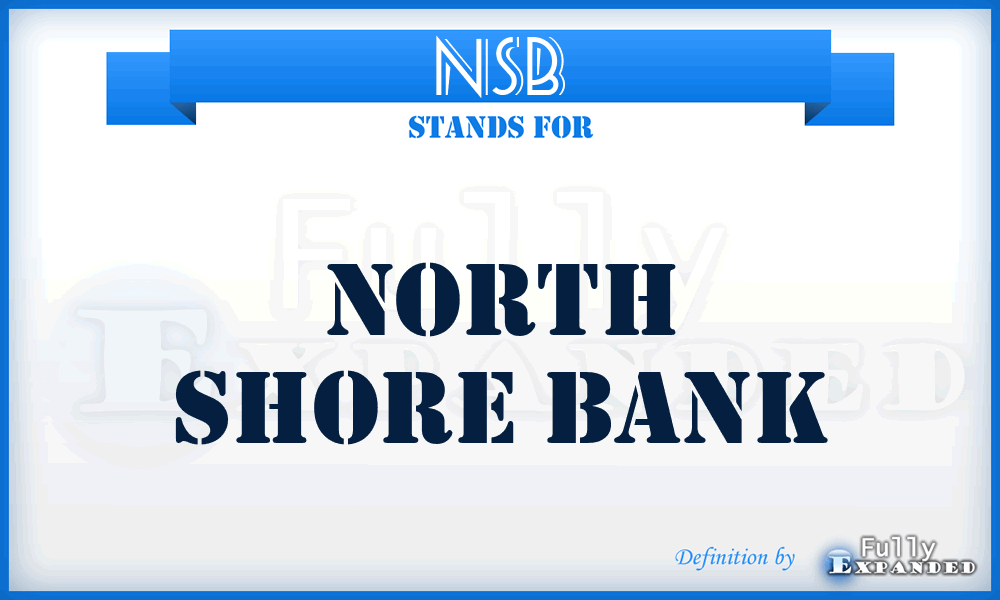 NSB - North Shore Bank