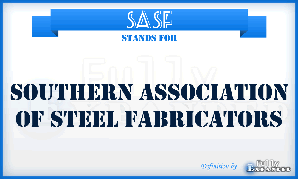 SASF - Southern Association of Steel Fabricators