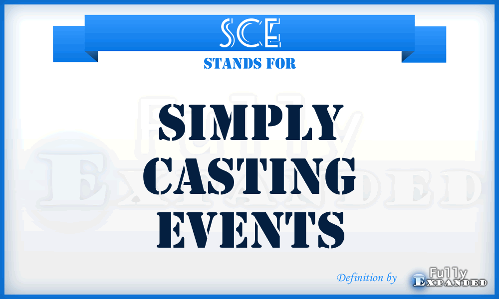 SCE - Simply Casting Events