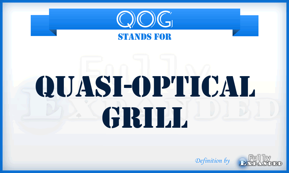QOG - Quasi-Optical Grill