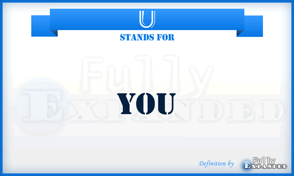 U - You