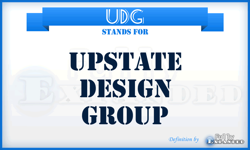 UDG - Upstate Design Group