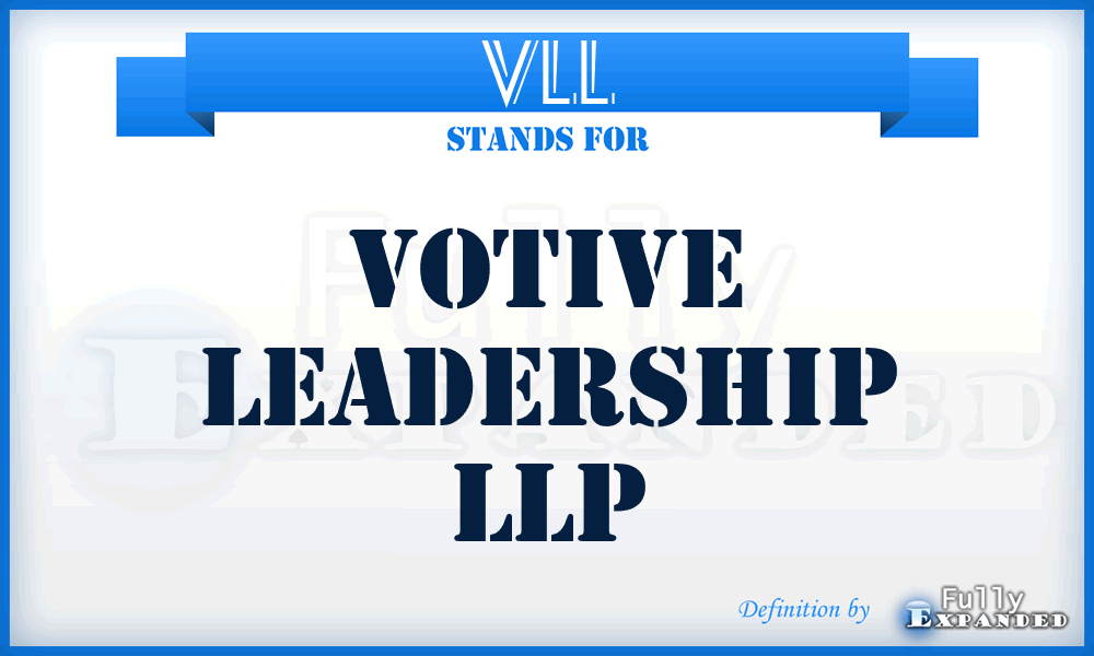VLL - Votive Leadership LLP
