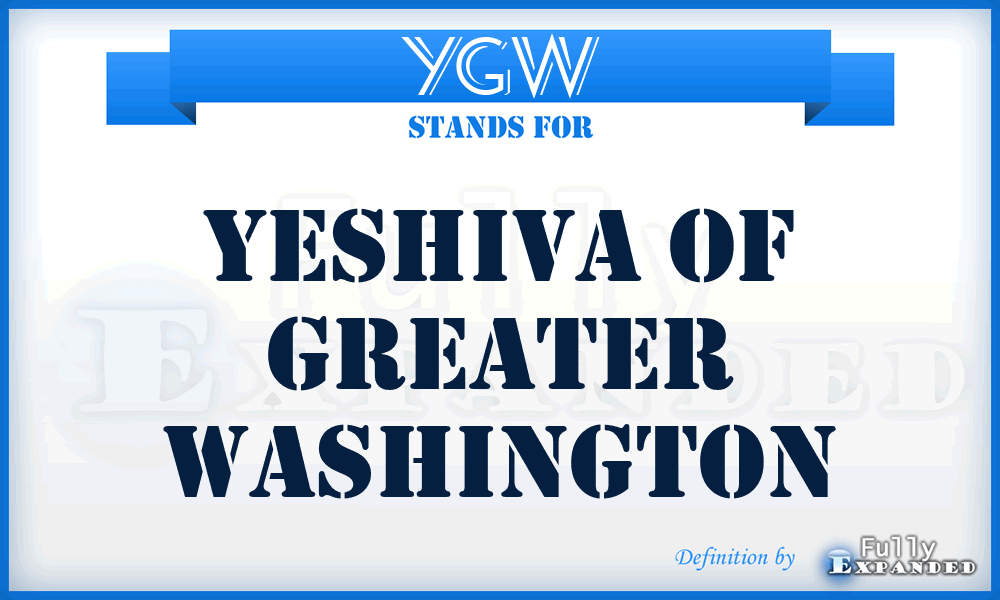 YGW - Yeshiva of Greater Washington