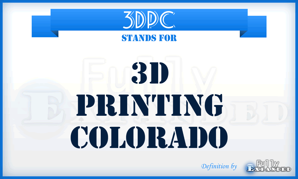 3DPC - 3D Printing Colorado