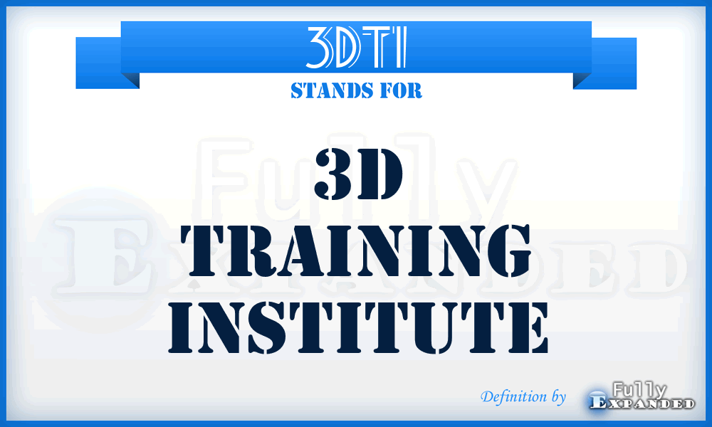3DTI - 3D Training Institute