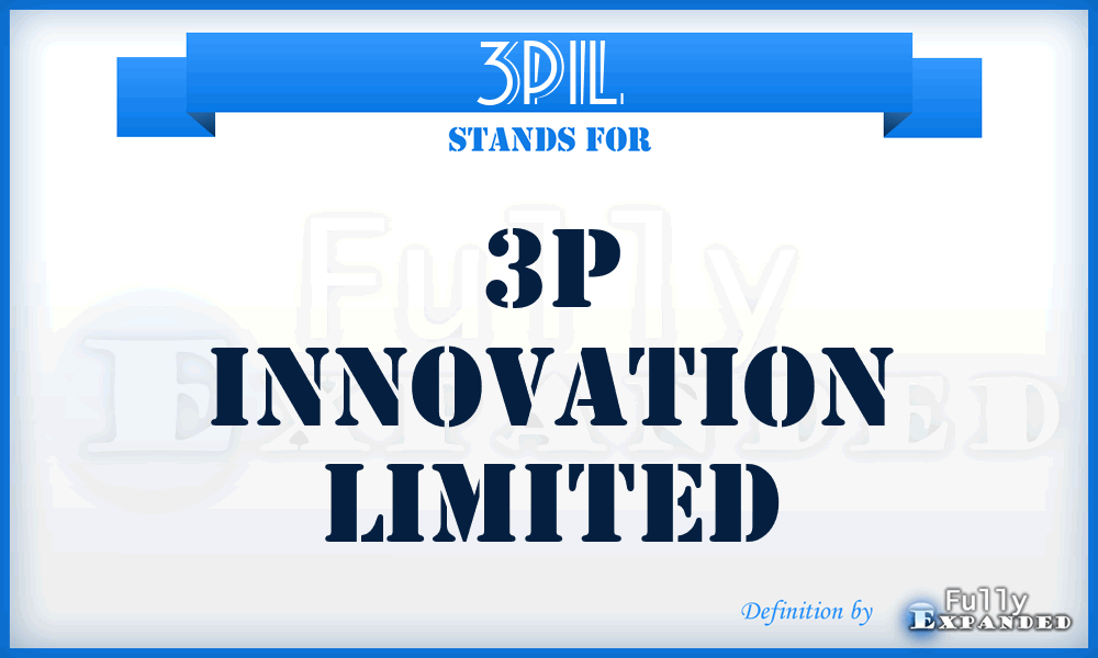 3PIL - 3P Innovation Limited