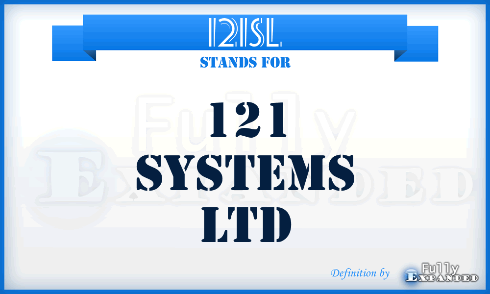 121SL - 121 Systems Ltd