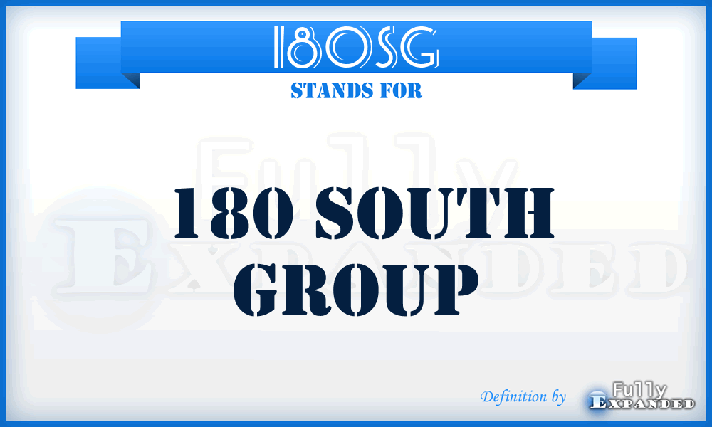 180SG - 180 South Group