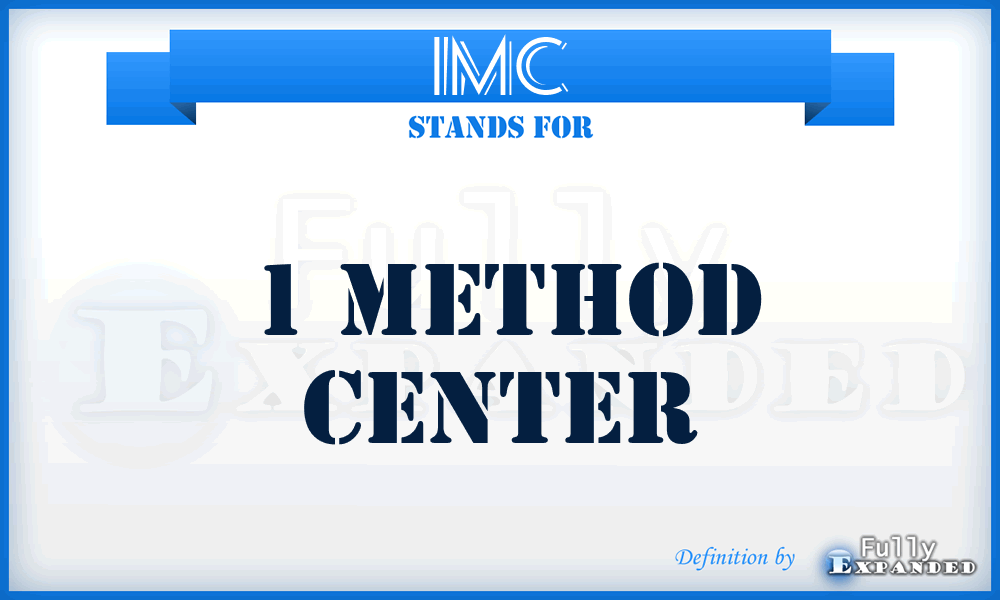 1MC - 1 Method Center