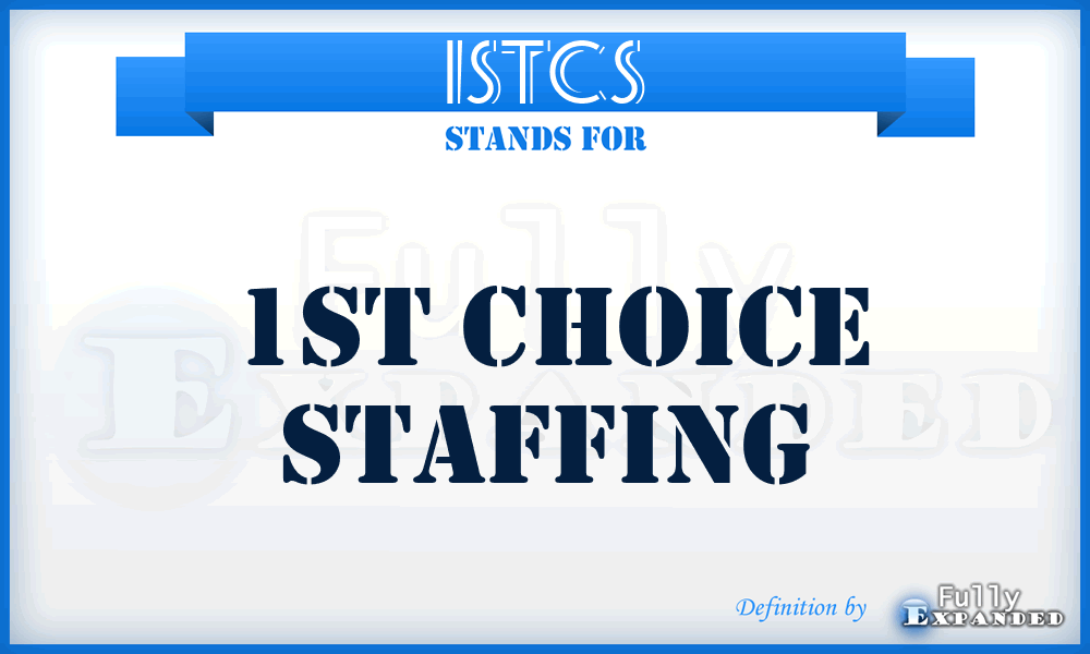 1STCS - 1ST Choice Staffing