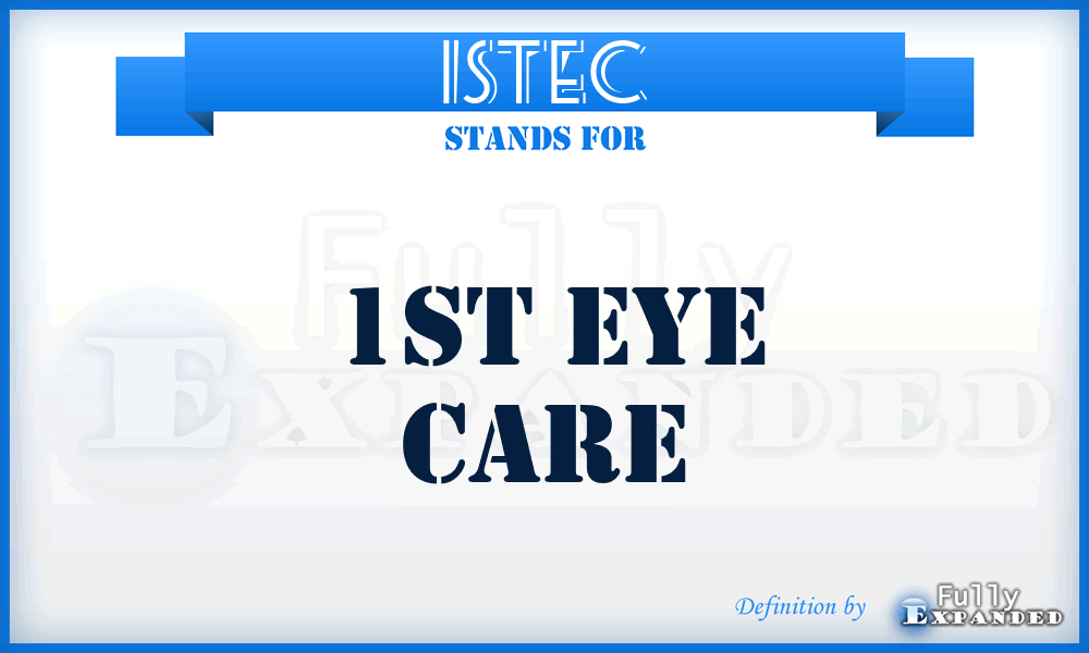 1STEC - 1ST Eye Care
