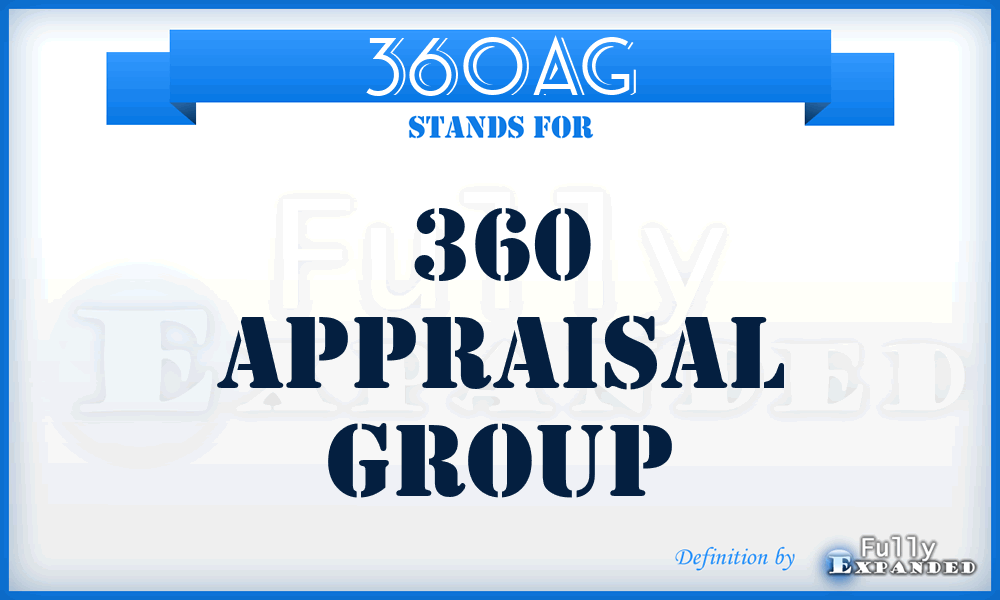 360AG - 360 Appraisal Group