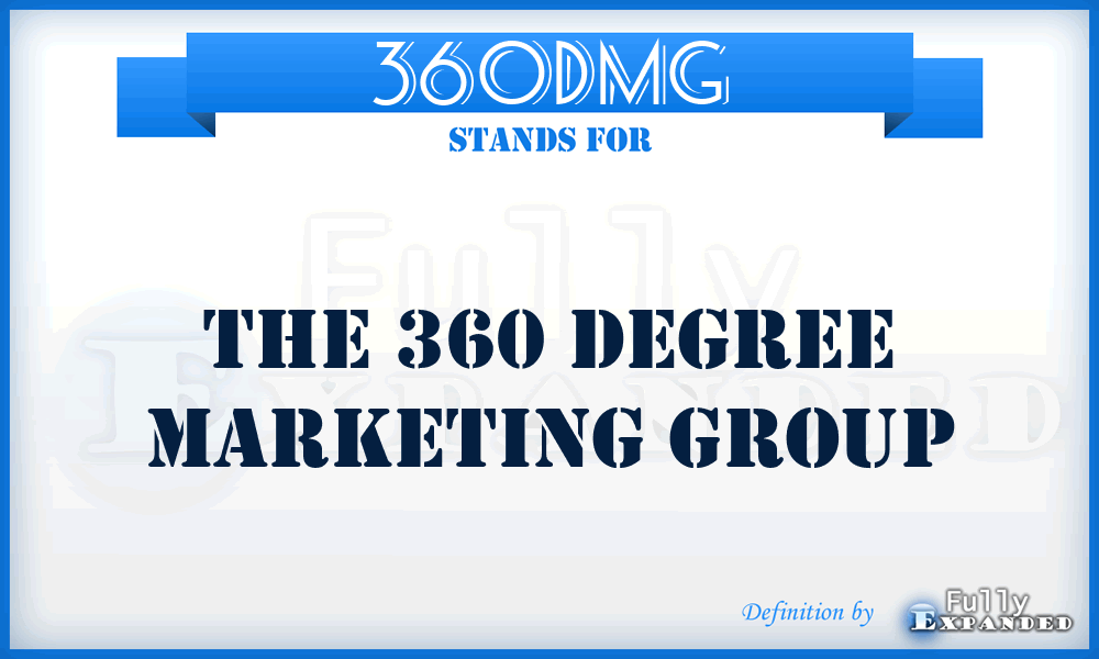 360DMG - The 360 Degree Marketing Group