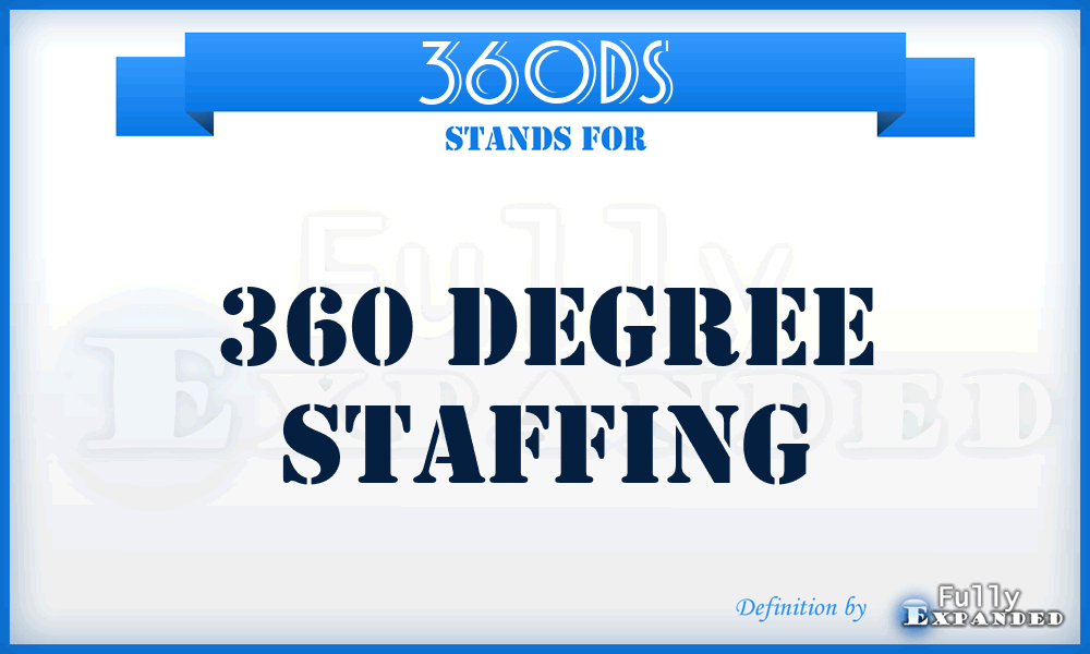 360DS - 360 Degree Staffing