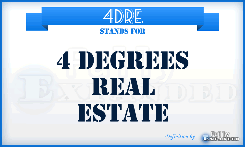 4DRE - 4 Degrees Real Estate