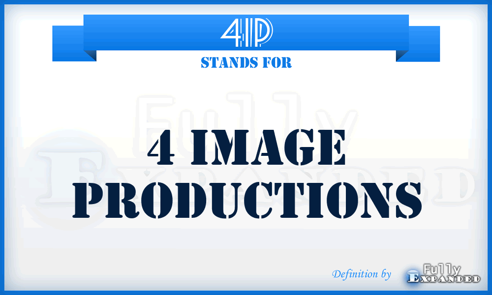4IP - 4 Image Productions