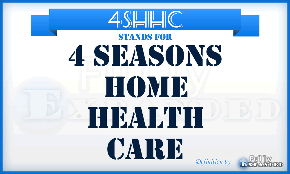 4SHHC - 4 Seasons Home Health Care