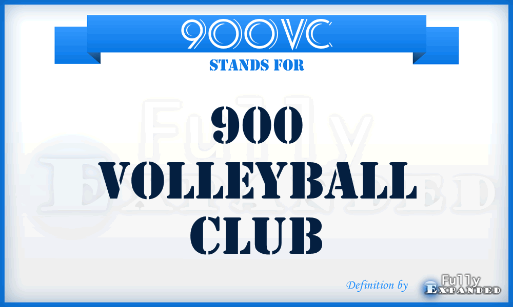 900VC - 900 Volleyball Club