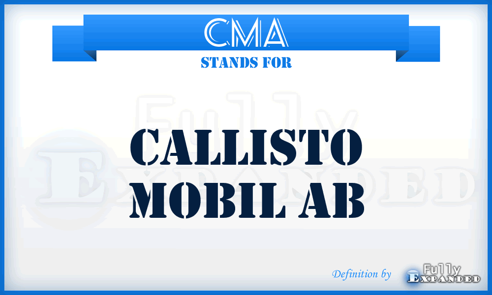 CMA - Callisto Mobil Ab