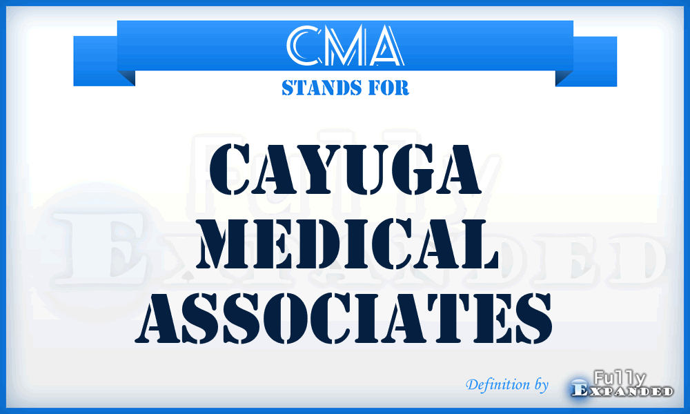 CMA - Cayuga Medical Associates