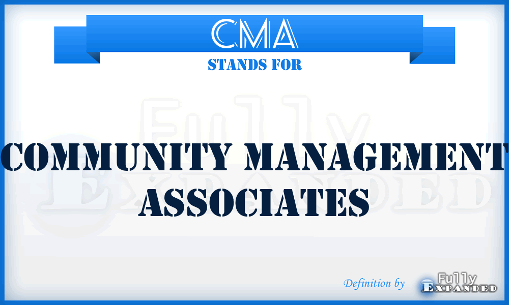 CMA - Community Management Associates