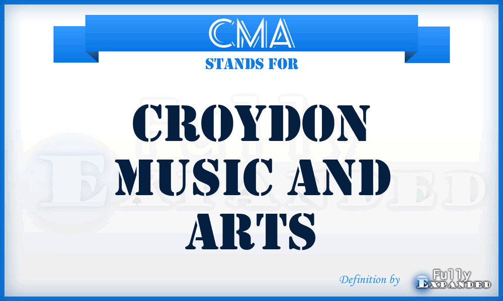 CMA - Croydon Music and Arts