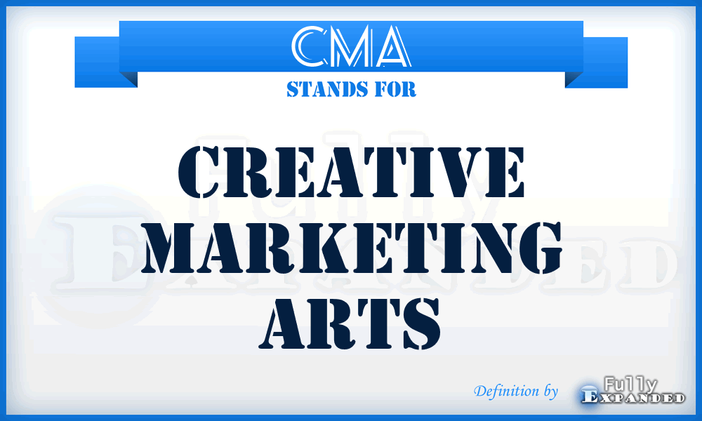 CMA - Creative Marketing Arts