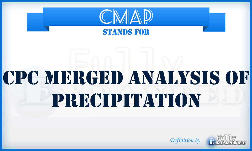 CMAP - CPC Merged Analysis of Precipitation